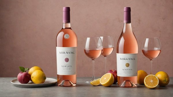 Explorez l'élégance du vin rosé Miraval 2023 à petit prix